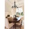 Z-Lite Joliet 5 Light Chandelier, Matte Black & Clear 473-5MB - alternate 2
